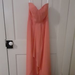 Light coral flowy dress